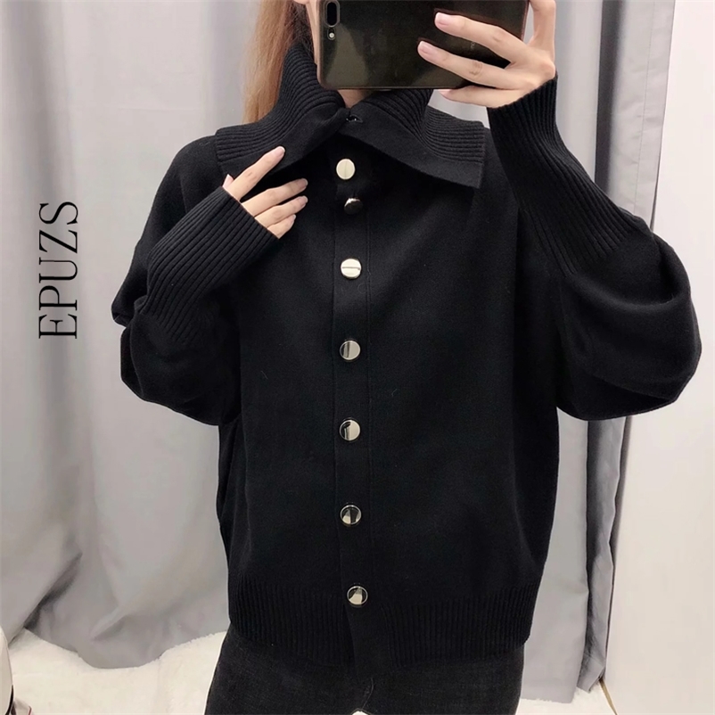 winter black cardigan women knitted sweater causal button long sleeve mujer warm jumper top thick 210521
winter black cardigan women knitted sweater causal button long sleeve mujer warm jumper top thick 210521