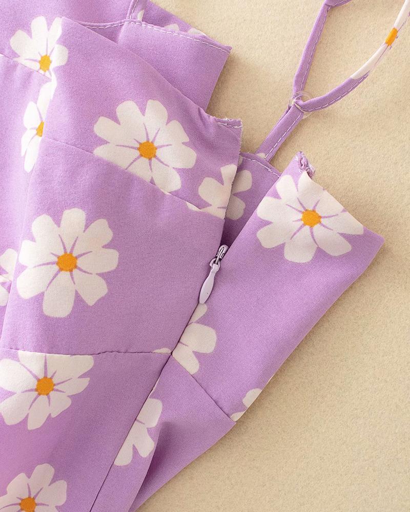 Summer Women Daisy Floral Print Mini Dress Sleeveless Ladies Slim Fit Sexy Print Dress Off Shoulder Party Dress Female New 210415