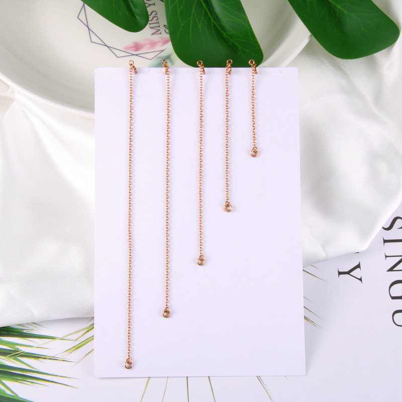 Jewelry Extender Chain Stainless Steel Extension Chains for Bracelet Necklace Jewellery Making