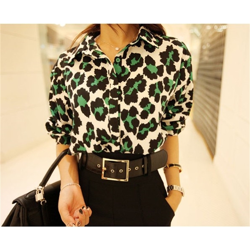 Autumn Suit Pants Women Fashion Printing Shirt + High Waist Long Business 2 Pieces Set OL Work Wear Belt 210519