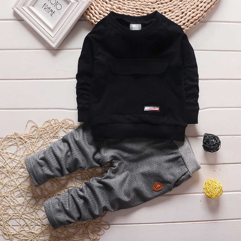 Toddler Kids Baby Boys Clothes Long Sleeve Top T-shirt +Pants Cotton Outfit Baby Clothing Sets Children's clothing