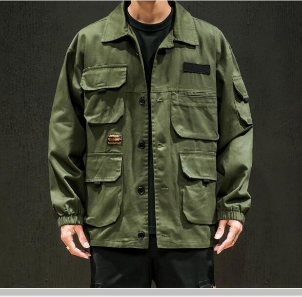 Streetwear Army Green Plus Size Work Jacket Men Clothing 5XL Harajuku Coat Korean Fashion Military Casual Workwear, Black
Streetwear Army Green Plus Size Work Jacket Men Clothing 5XL Harajuku Coat Korean Fashion Military Casual Workwear, Black