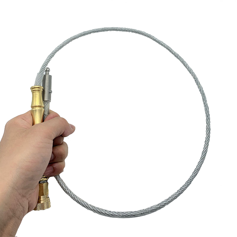 New Portable Wire Whip Waist-wrapped Self-defense Quick Insertion Flexible Concealed Tactical Whip Vehicle-mounted Outdoor Sports
New Portable Wire Whip Waist-wrapped Self-defense Quick Insertion Flexible Concealed Tactical Whip Vehicle-mounted Outdoor Sports