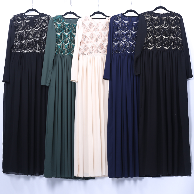 Sequin Abaya Dubai Muslim Hijab Dress Kaftan Turkish Islamic Clothing Jilbab Robe Femme Musulman Abayas For Women Caftan Dresses
Sequin Abaya Dubai Muslim Hijab Dress Kaftan Turkish Islamic Clothing Jilbab Robe Femme Musulman Abayas For Women Caftan Dresses