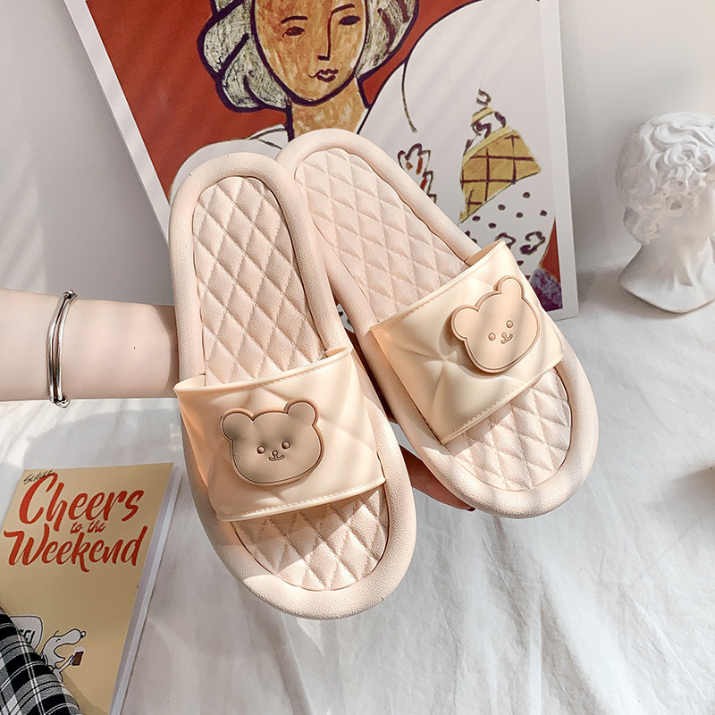 luxury slippers cute lingge bear soft bottom casual indoor and outdoor cartoon couple slippers female students, Black
luxury slippers cute lingge bear soft bottom casual indoor and outdoor cartoon couple slippers female students, Black
