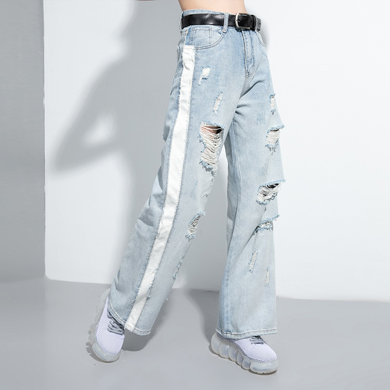pants trousers fashion brand 2021 summer wear wash water hole jeans hip hop personality wide leg 2515, Black;white
pants trousers fashion brand 2021 summer wear wash water hole jeans hip hop personality wide leg 2515, Black;white