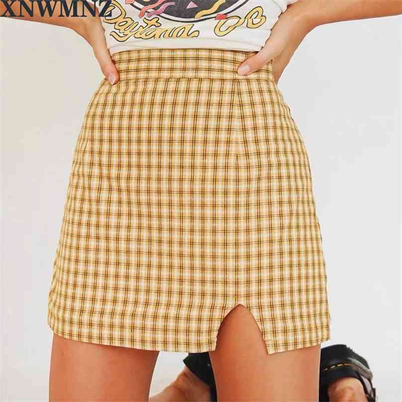 Streetwear Tartan Green Print Women A-line Skirt harajuku High Waist Split Short saia womens plaid Mini 210520, Multi
Streetwear Tartan Green Print Women A-line Skirt harajuku High Waist Split Short saia womens plaid Mini 210520, Multi