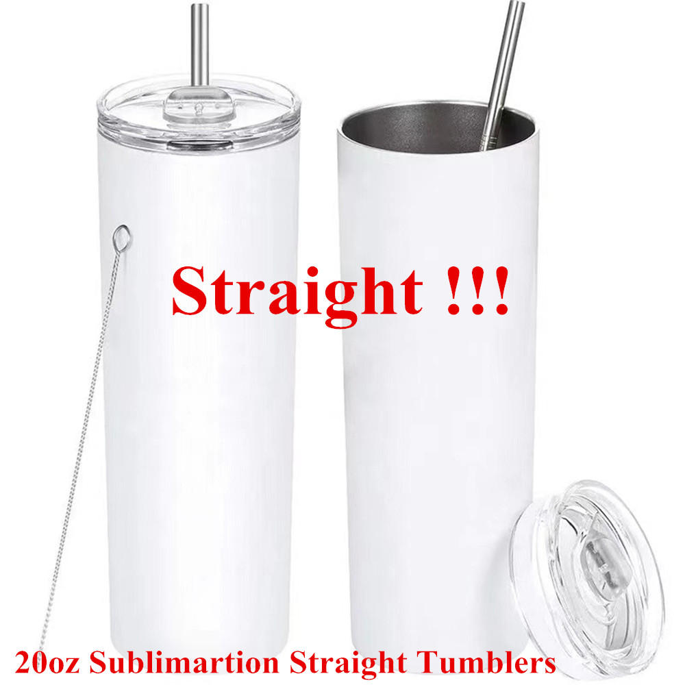 STRAIGHT!!! 20oz Sublimartion Straight Tumblers with Straw Stainless Steel Water Bottles Drinkwar Insulated Coffee Cups Office Party Mugs Birthday Gifts
STRAIGHT!!! 20oz Sublimartion Straight Tumblers with Straw Stainless Steel Water Bottles Drinkwar Insulated Coffee Cups Office Party Mugs Birthday Gifts