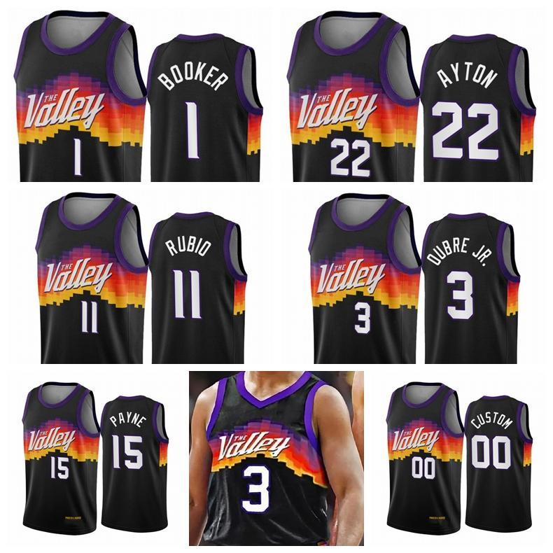 2021 Phoenix Suns Men DevinBooker DeAndreAyton 3 Chris Paul Swingman City Basketball Jersey IconEdition