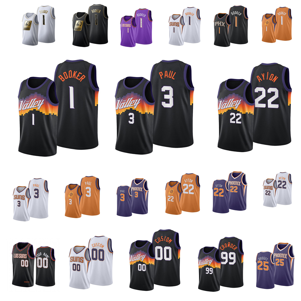 PhoenixSunsBasketball Jersey Devin 1 Booker 22 Ayton Chris 3 Paul 25 Bridges 99 Crowder Jerseys, Black;red
PhoenixSunsBasketball Jersey Devin 1 Booker 22 Ayton Chris 3 Paul 25 Bridges 99 Crowder Jerseys, Black;red