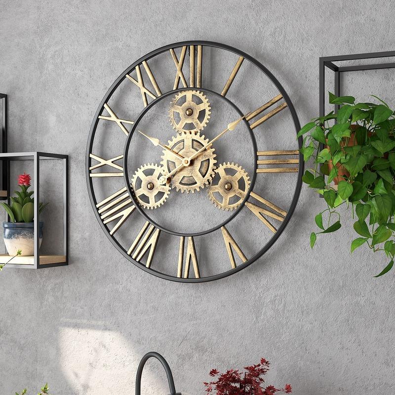 Wall Clocks 50cm Clock Oversized 3d Retro Rustic Decorative Luxury Art Big Gear Iron Vintage Large On The For Gift
Wall Clocks 50cm Clock Oversized 3d Retro Rustic Decorative Luxury Art Big Gear Iron Vintage Large On The For Gift