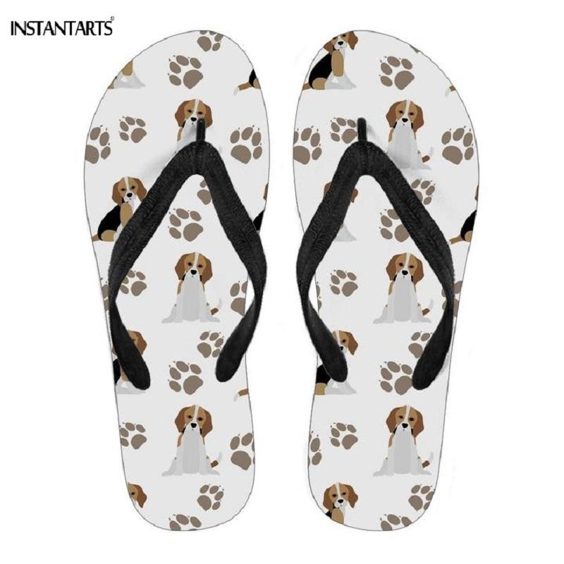 Slippers INSTANTARTS Casual Summer Beach Rubber Slipper Cute 3D Animal Beagle Puppy Print Woman's White Flip Flops Fashion Indoor Sandals, Black
Slippers INSTANTARTS Casual Summer Beach Rubber Slipper Cute 3D Animal Beagle Puppy Print Woman's White Flip Flops Fashion Indoor Sandals, Black