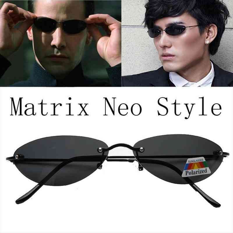 matrix neo style polarized sunglasses ultralight rimless men driving brand design sun glasses oculos de sol, White;black
matrix neo style polarized sunglasses ultralight rimless men driving brand design sun glasses oculos de sol, White;black
