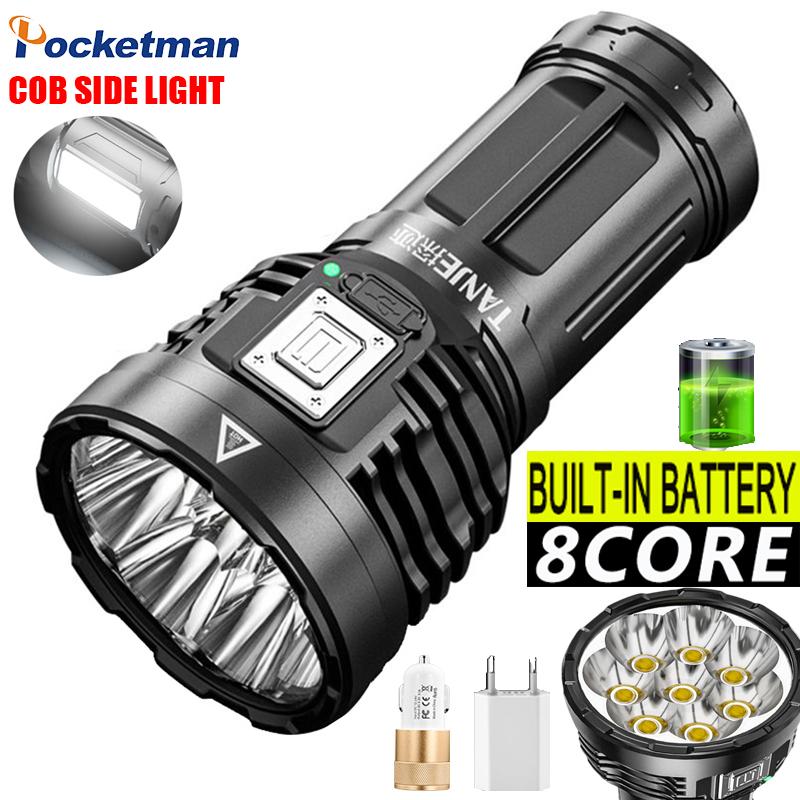 Flashlights Torches Powerful Bright Led Outdoor Camping Lights Waterproof Rechargeable Torch Lantern With Cob Side Light Glare Fl
Flashlights Torches Powerful Bright Led Outdoor Camping Lights Waterproof Rechargeable Torch Lantern With Cob Side Light Glare Fl