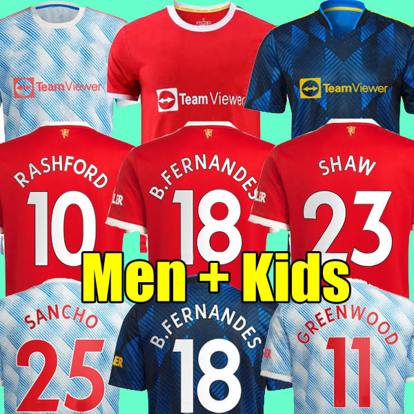 21 22 SANCHO Manchester soccer jersey UNITED Fans Player version MAN BRUNO FERNANDES LINGARD POGBA RASHFORD football shirt UTD 2021 2022 men + kids kit sets uniform, Fans 3rd
21 22 SANCHO Manchester soccer jersey UNITED Fans Player version MAN BRUNO FERNANDES LINGARD POGBA RASHFORD football shirt UTD 2021 2022 men + kids kit sets uniform, Fans 3rd
