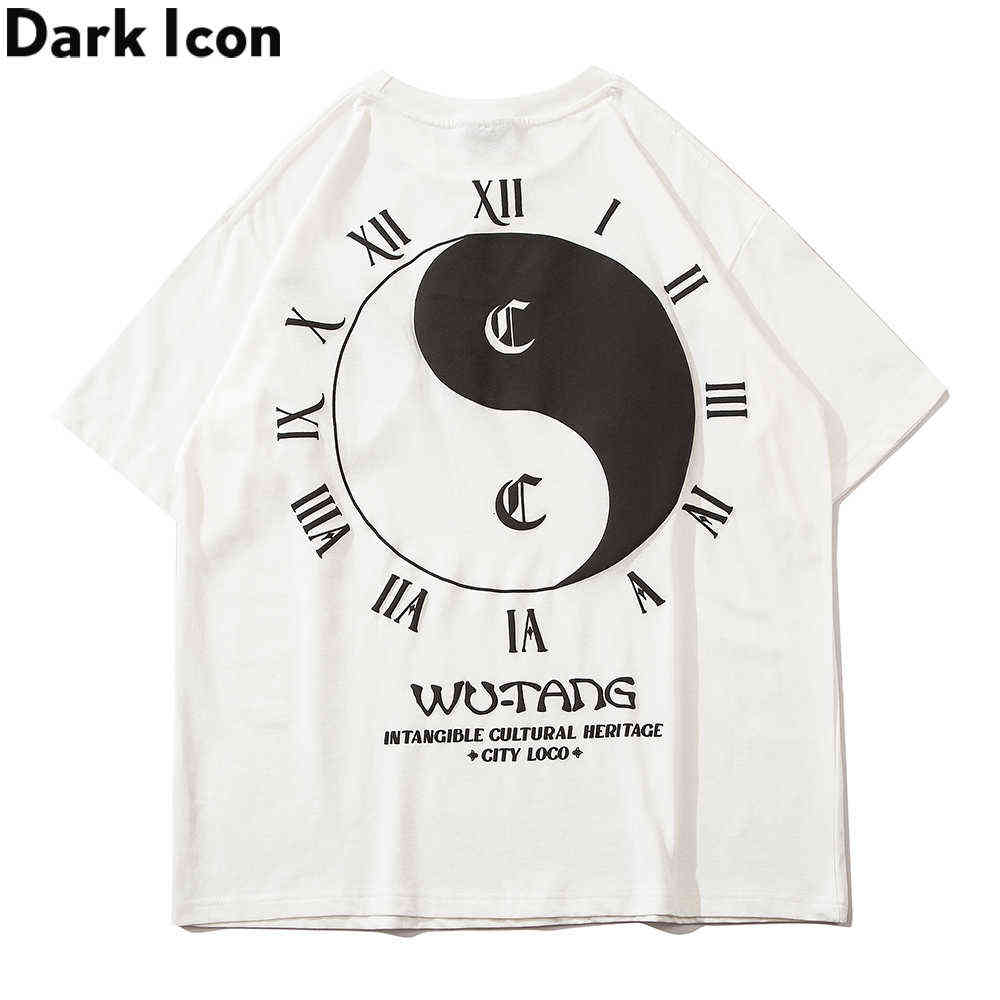 Tai Ji T-shirt Men Women Summer Oversized Streetwear Men's Tshirts Cotton Tee Male Top 210603, White
Tai Ji T-shirt Men Women Summer Oversized Streetwear Men's Tshirts Cotton Tee Male Top 210603, White