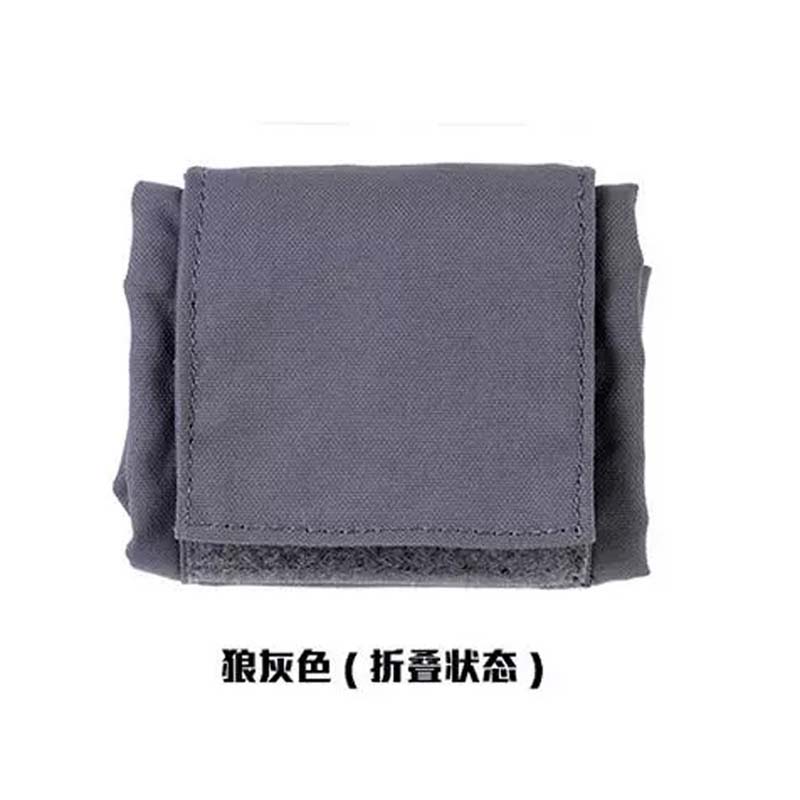 Outdoor Mini Foldable Magazine Drop Dump Pouch Tactical ROLL-UP Molle Pouch Storage Bag Cordura