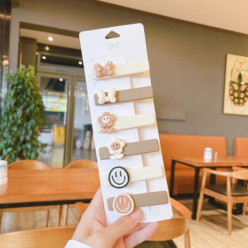 Hair Accessories Cute Temperament Word Barrettes Flower Bow Side Hairpin Smiling Duck Face Beak Clip Ornament Headdress, No.3
Hair Accessories Cute Temperament Word Barrettes Flower Bow Side Hairpin Smiling Duck Face Beak Clip Ornament Headdress, No.3