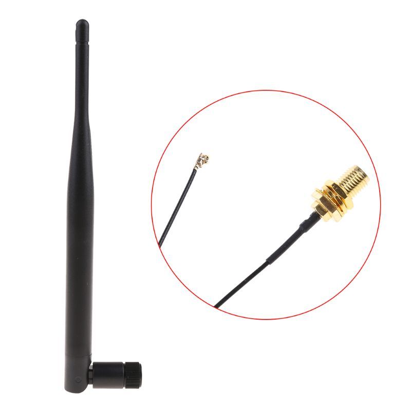 RP-SMA Male 868 Mhz 5dBi Wireless antenna Router Antenne + 15 Cm Rp Sma Female Ipx 1.13 Cable 40JA