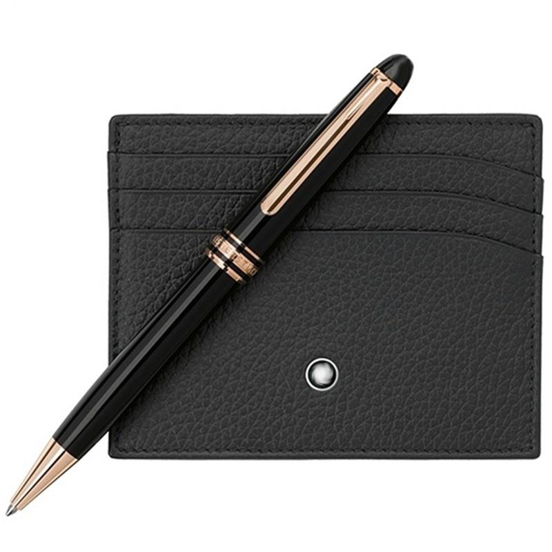 

Monte Ballpoint Pen Black Resin RollerBall Pen Blance Luxury 163 Promotion Fountain Pens No Gift Box
