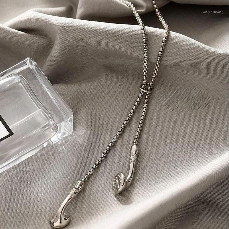Chains Titanium Steel Wild Earphone Necklace Male Pendant Trendy Sweater Hip Hop Female Cool Personality Jewlery
Chains Titanium Steel Wild Earphone Necklace Male Pendant Trendy Sweater Hip Hop Female Cool Personality Jewlery
