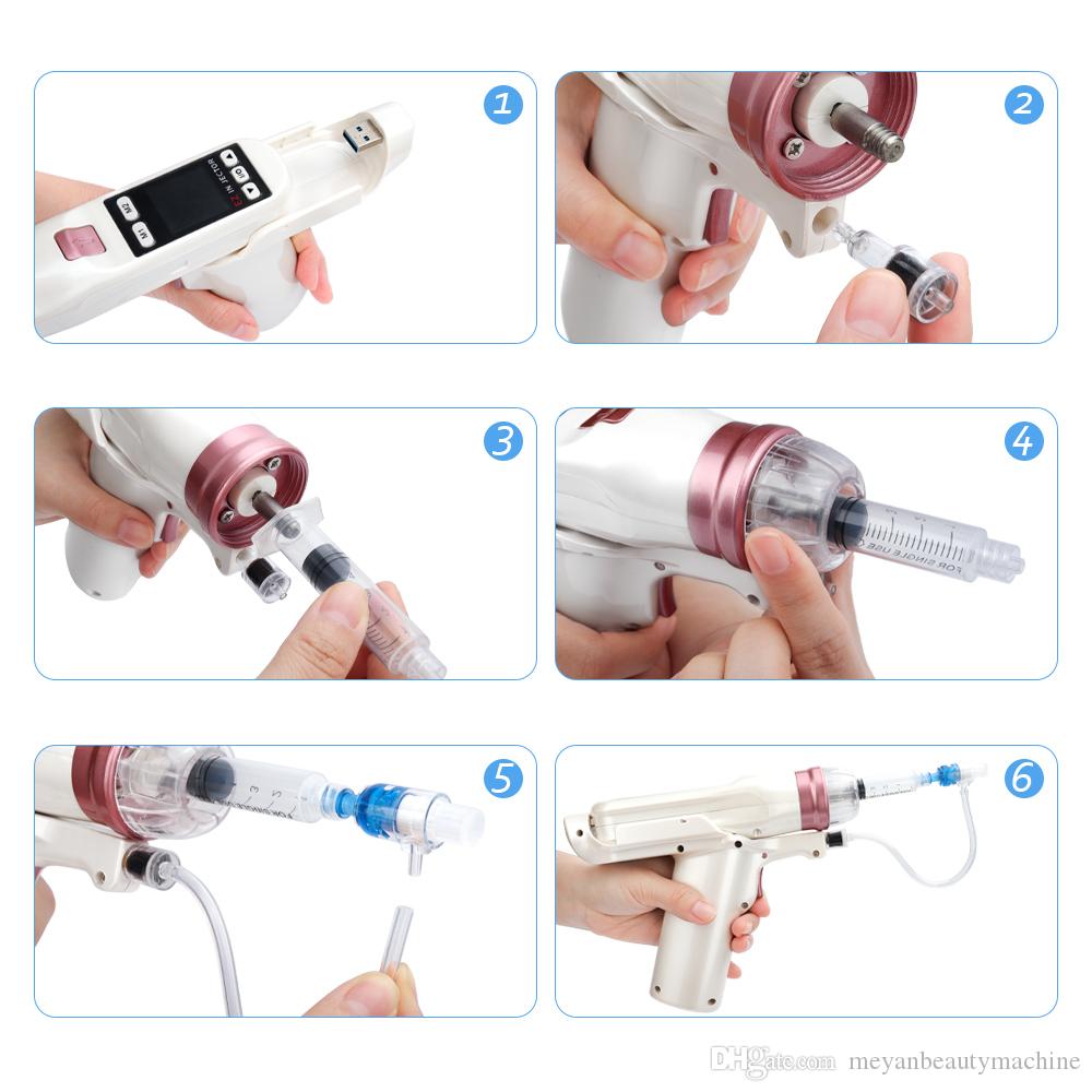 Hydrolifting Gun Korea Mesotherapy EZ Negative Pressure Meso Gun Mesotherapy Hydrolifting Water Injector Beauty Device