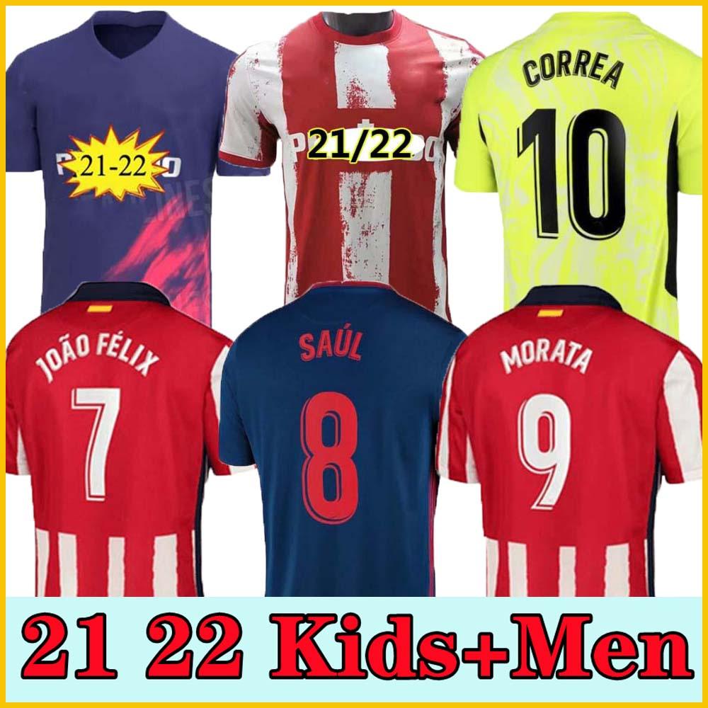 21/22 JOÃO FÃLIX Atletico Soccer Jerseys de Madrid 2021 Suarez CORREA KOKE Dembélé Carrasco M.LLORENTE Men Kids Kit football jersey, Black;yellow
21/22 JOÃO FÃLIX Atletico Soccer Jerseys de Madrid 2021 Suarez CORREA KOKE Dembélé Carrasco M.LLORENTE Men Kids Kit football jersey, Black;yellow