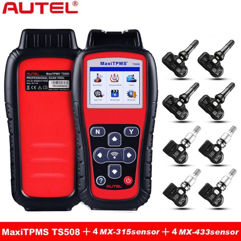 Code Readers & Scan Tools Autel MaxiTPMS TS508 Premium TPMS Service Tool 315MHz 433MHz Mx-Sensors
Code Readers & Scan Tools Autel MaxiTPMS TS508 Premium TPMS Service Tool 315MHz 433MHz Mx-Sensors