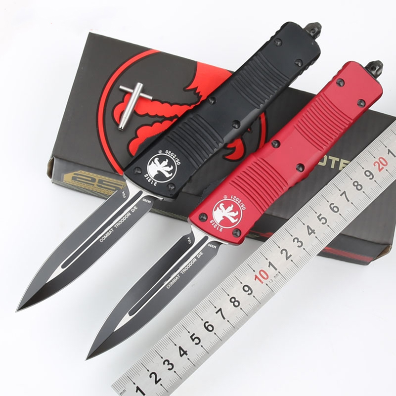 5 Style Microtech Combat Troodon Knife Interceptor knife Bowie / Hellhound Tanto / Spear point D2 steel blade knives Tactical Knife EDC knifes
5 Style Microtech Combat Troodon Knife Interceptor knife Bowie / Hellhound Tanto / Spear point D2 steel blade knives Tactical Knife EDC knifes
