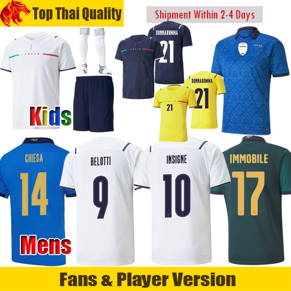 Euro 2021 Italy soccer jerseys INSIGNE Football Shirt CHIESA Fans Player Version CHIELLINI BONUCCI Maglia IMMOBILE DONNARUMMA Goalkeeper Mens jersey kids kit, 2021 third
Euro 2021 Italy soccer jerseys INSIGNE Football Shirt CHIESA Fans Player Version CHIELLINI BONUCCI Maglia IMMOBILE DONNARUMMA Goalkeeper Mens jersey kids kit, 2021 third