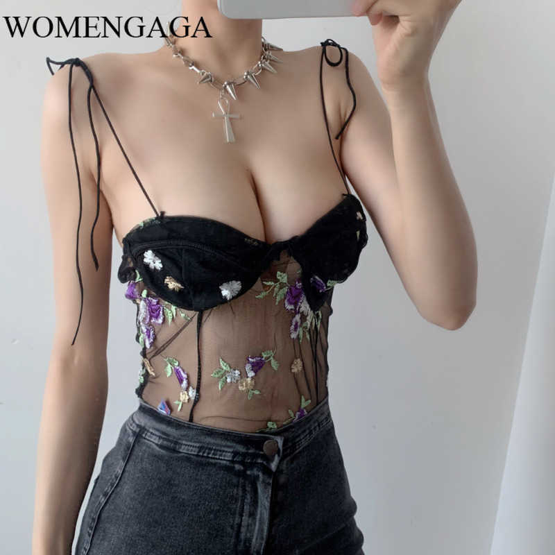 Sexy Lace Embroidery Hollow Perspective Thin Shoulder Strap Camisole Female Tank Tops Mesh Womens Girl E176 210603, Black
Sexy Lace Embroidery Hollow Perspective Thin Shoulder Strap Camisole Female Tank Tops Mesh Womens Girl E176 210603, Black