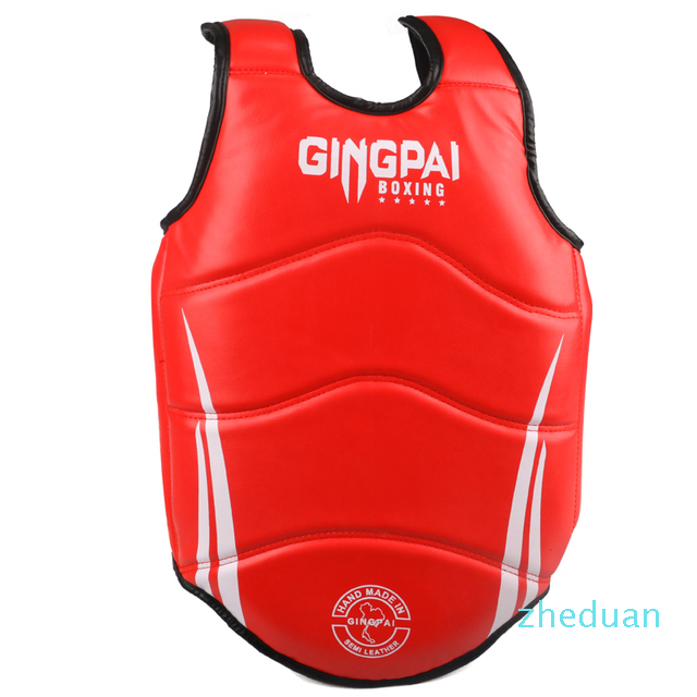 Chest Guard Boxing Kickboxing Body Vest Protector Martial Arts WTF Reversible Rib Shield Taekwondo Target Training Uniform