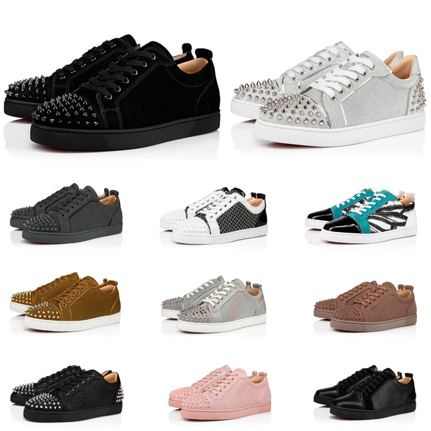 2022 Red Bottom Designer Shoes Low Cut Spikes Sneakers Black Blue Suede Silver Diamond Casual Shoe Men Women Trainers Rivet Flat Sneaker, Color 9
2022 Red Bottom Designer Shoes Low Cut Spikes Sneakers Black Blue Suede Silver Diamond Casual Shoe Men Women Trainers Rivet Flat Sneaker, Color 9