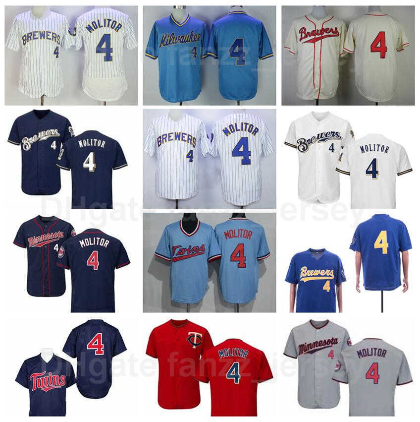 1948 Retire Baseball 4 Paul Molitor Vintage Jersey Men Pinstripe White Beige Navy Blue Team All Stitched Pullover Flexbase Retro Cooperstown Cool Base Top, Red
1948 Retire Baseball 4 Paul Molitor Vintage Jersey Men Pinstripe White Beige Navy Blue Team All Stitched Pullover Flexbase Retro Cooperstown Cool Base Top, Red
