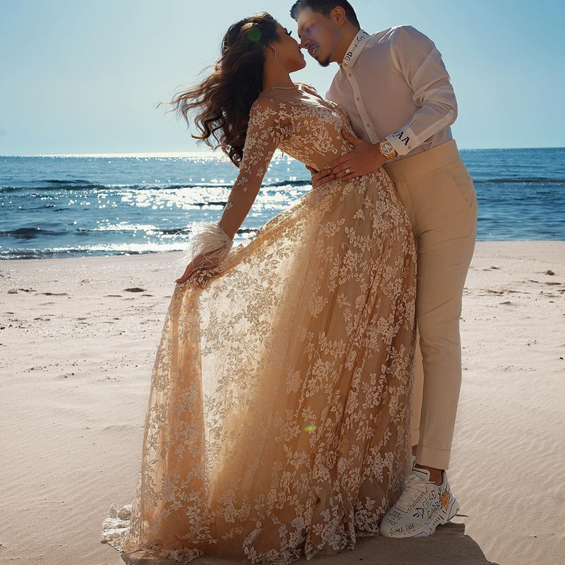 Ball Gown Wedding Dresses Sweetheart Corset Floor Length Princess Bridal Gowns Beaded Lace Pearls Custom Made WD0011