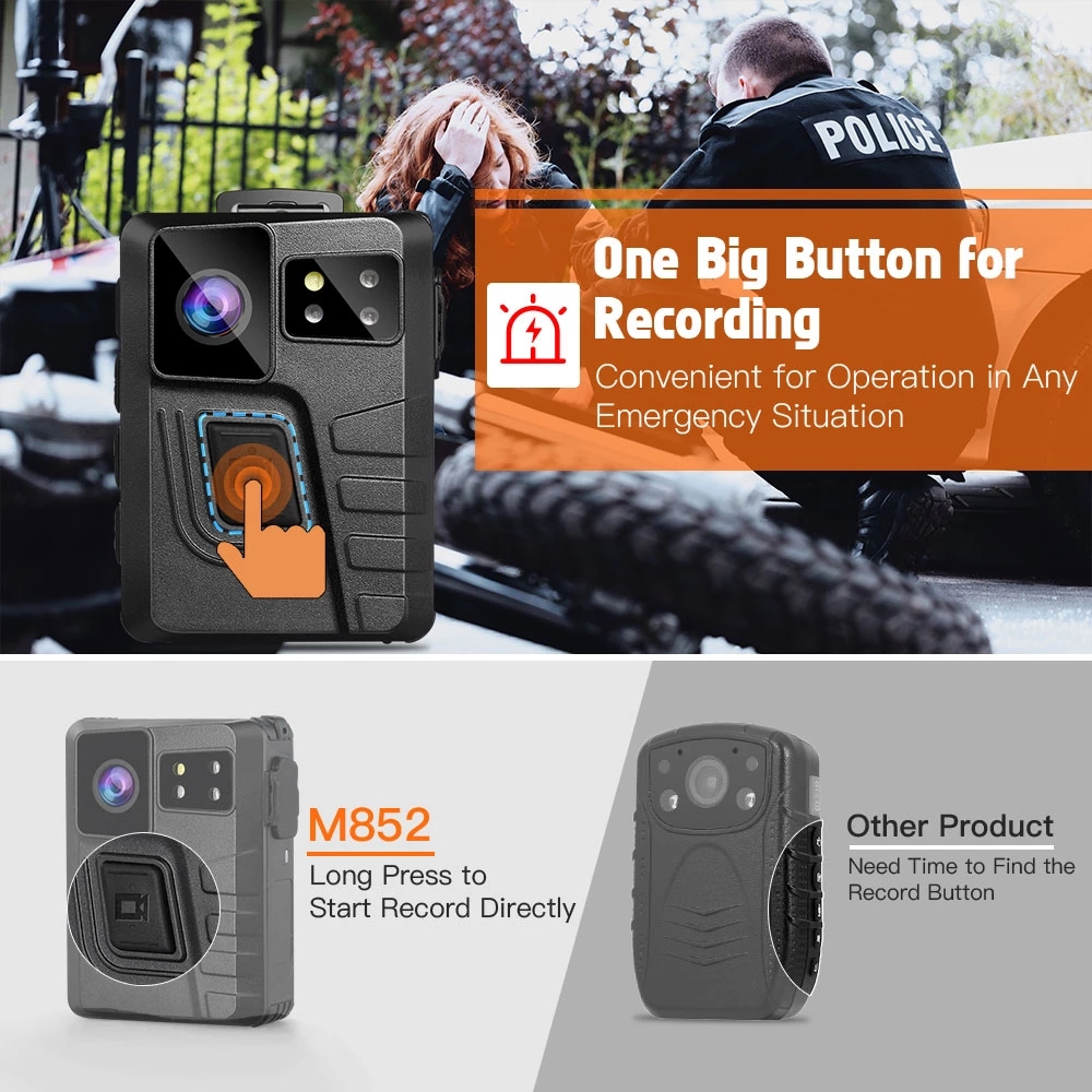 Body Camera M852 64G Dual Screens GPS HD 1296P Night Vision Camcorder DVR Micro Cam Police Mini Dropshipping
Body Camera M852 64G Dual Screens GPS HD 1296P Night Vision Camcorder DVR Micro Cam Police Mini Dropshipping