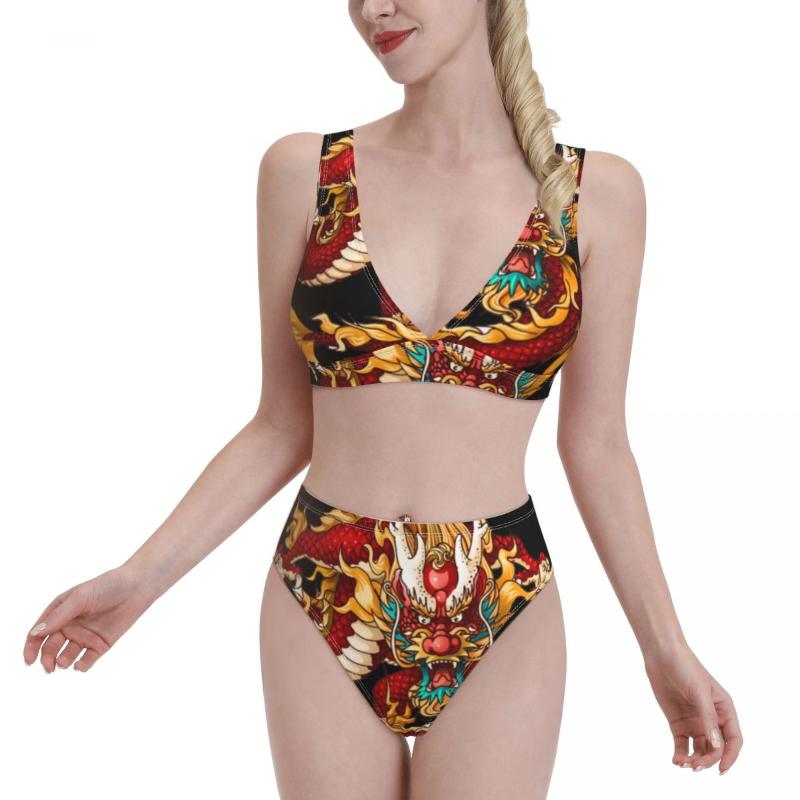 Women' Swimwear Bikini Chinese Dragon Ed Hardies Sexy 2021 Women Swimsuit High Waist Art Bathing Suit, Print
Women' Swimwear Bikini Chinese Dragon Ed Hardies Sexy 2021 Women Swimsuit High Waist Art Bathing Suit, Print