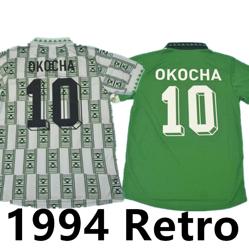 1994 Nigeria Retro Edition Away Soccer Jersey 9 Starboy Shirt Okechukwu Dayo Ojo Osas OKOCHA men home Classic Short sleeved football uniforms, 1994 home
1994 Nigeria Retro Edition Away Soccer Jersey 9 Starboy Shirt Okechukwu Dayo Ojo Osas OKOCHA men home Classic Short sleeved football uniforms, 1994 home