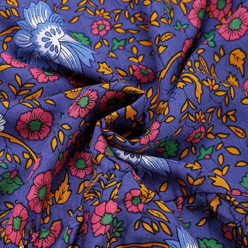 Women Dress Deep V Neck Bohemia Print es Backless Sling Flower Sexy Loose Short Beach es Summer 210524