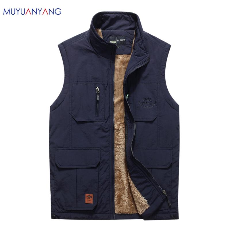 Men's Vests Autumn Winter Men Vest Warm Fleece Sleeveless Jacket Casual Waistcoat Soft Windbreak Man Clothes Plus Size M-4XL, Blue
Men's Vests Autumn Winter Men Vest Warm Fleece Sleeveless Jacket Casual Waistcoat Soft Windbreak Man Clothes Plus Size M-4XL, Blue