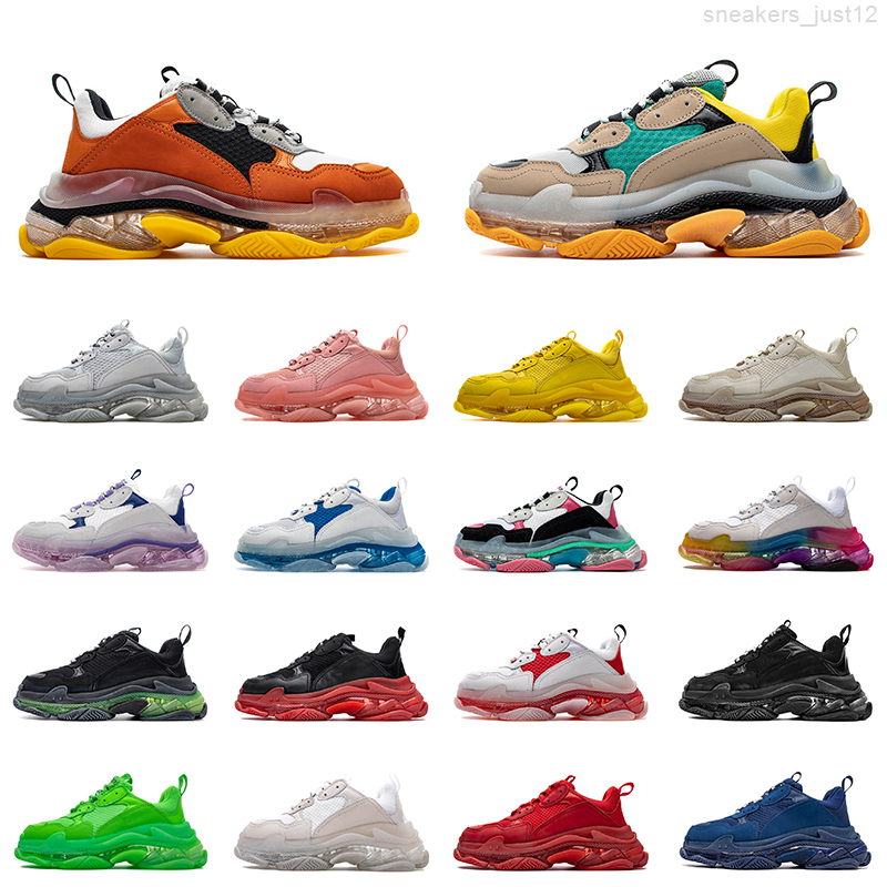 Triple S 2021 Fashion Paris Dad Mens Womens Designer Casual Shoes Crystal Bottom Yellow White Pink Blue Black 17FW Luxurys Trainers, #1 36-45
Triple S 2021 Fashion Paris Dad Mens Womens Designer Casual Shoes Crystal Bottom Yellow White Pink Blue Black 17FW Luxurys Trainers, #1 36-45