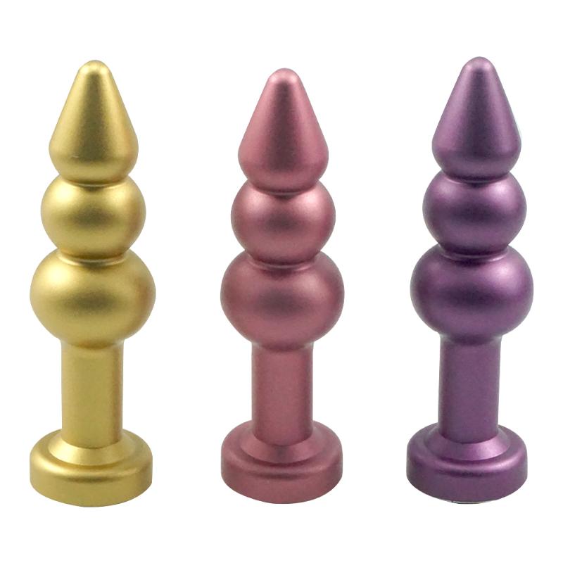Sex Toys For Couples Length 106mm Colorful Metal Beads Anal BuPlug Jewel Fetish Bum Insert Women Men Adult Product