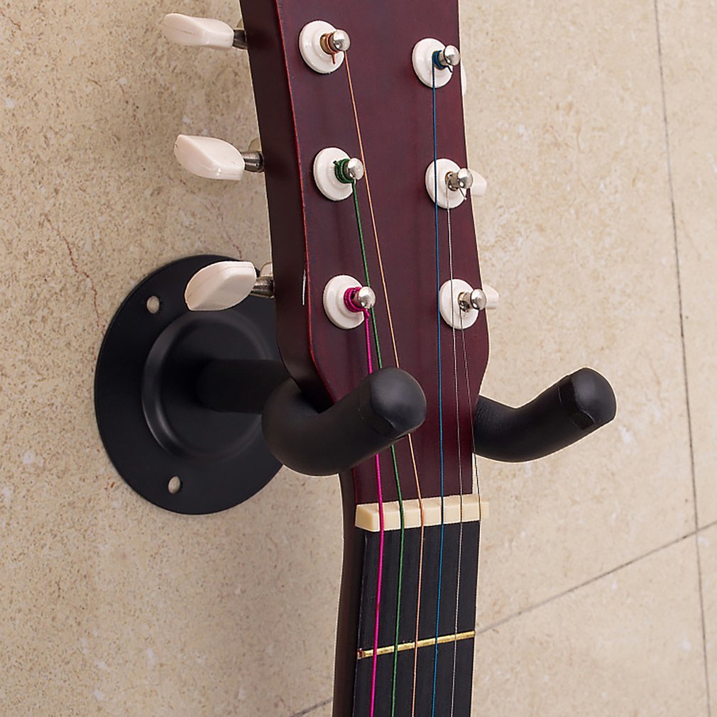 Compact Deisgn Gitaar Hanger Stand Mounting Hook Holder Fit for Bas Ukulele and More Music Instruments