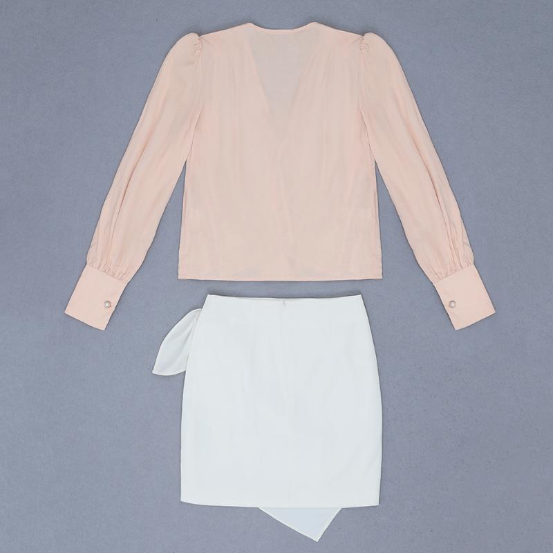 Two Piece Dress 2021 Set Summer Clothes For Women 2 Sets Womens Outfits Skirt Club