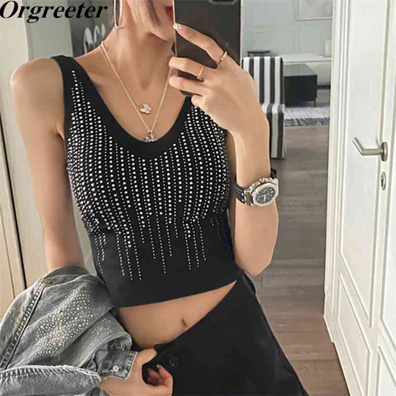 Summer Knitted Tshirt Women Sexy V-neck Bottoming Thin Camisole Female 210602, Black
Summer Knitted Tshirt Women Sexy V-neck Bottoming Thin Camisole Female 210602, Black