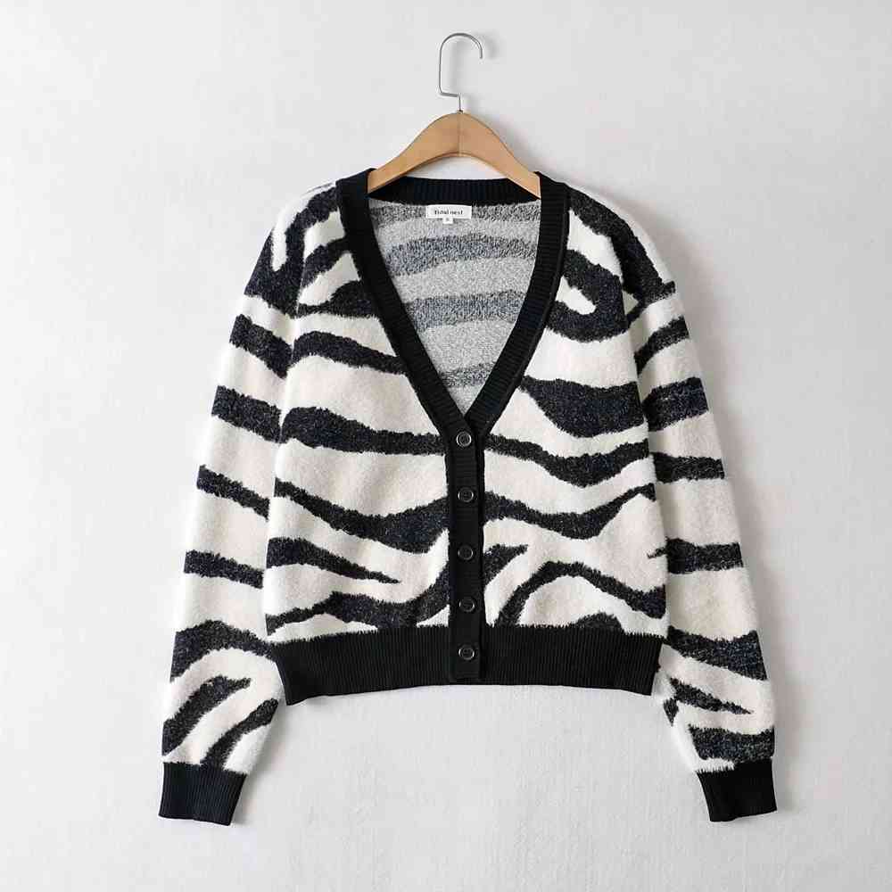 Fashion Mohair knitted cardigan women long sleeve sweater Sexy V Neck korean lady winter tops 210521
