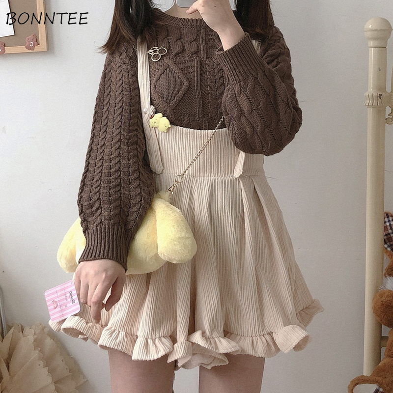Solid Corduroy Playsuits Women Ruffles Loose Spring Korean Style Ulzzang Kawaii Harajuku Leisure Soft Female Rompers Popular Ins, Blue
Solid Corduroy Playsuits Women Ruffles Loose Spring Korean Style Ulzzang Kawaii Harajuku Leisure Soft Female Rompers Popular Ins, Blue