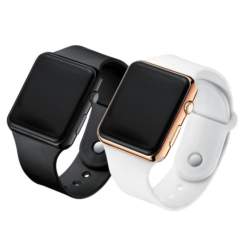 Wristwatches 2 PCS Digital Couple Watch LED Sports For Men/Women Electronic Lover Simple Calander Clock Wholesale, Black black
Wristwatches 2 PCS Digital Couple Watch LED Sports For Men/Women Electronic Lover Simple Calander Clock Wholesale, Black black