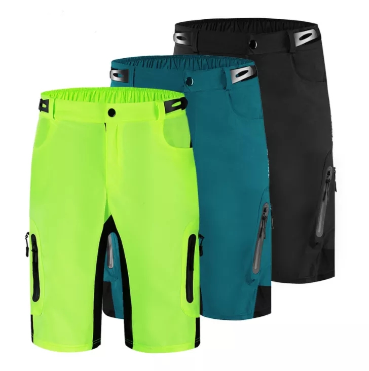 Men Cycling Shorts Reflective Bicycle Riding Trousers Loose Fit Shorts, Black
Men Cycling Shorts Reflective Bicycle Riding Trousers Loose Fit Shorts, Black