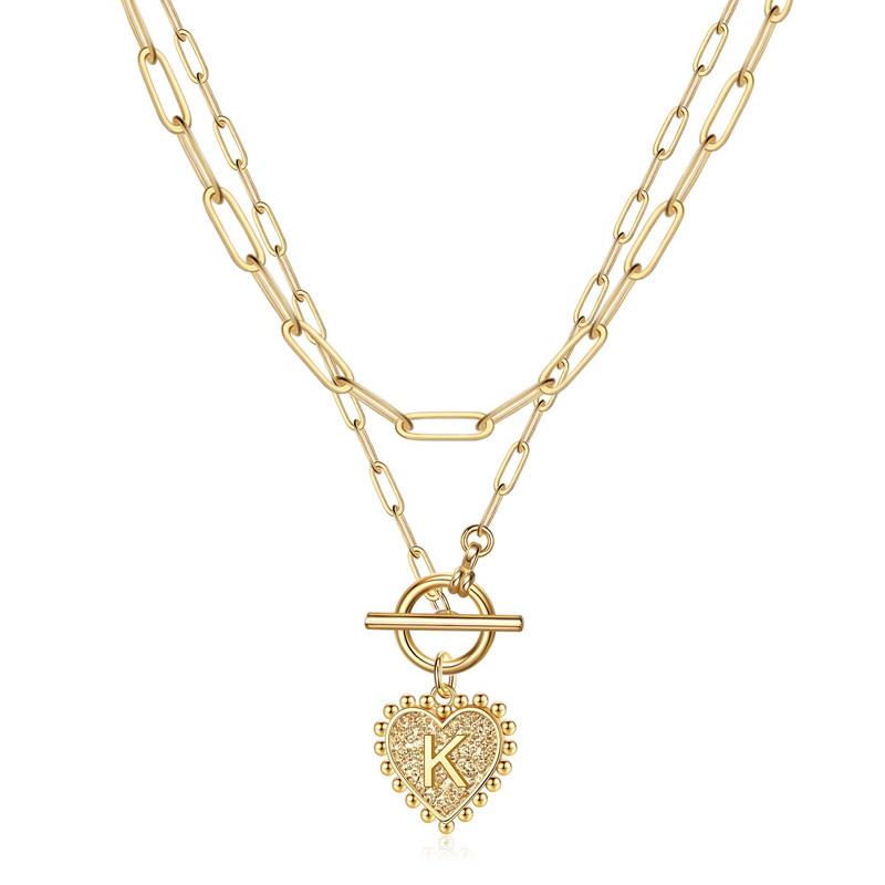 Chains Jacoso Gold Initial Layered Paperclip Chain Necklaces Set For Women Heart Letter Engraved Pendan Chork Necklace Gifts
Chains Jacoso Gold Initial Layered Paperclip Chain Necklaces Set For Women Heart Letter Engraved Pendan Chork Necklace Gifts